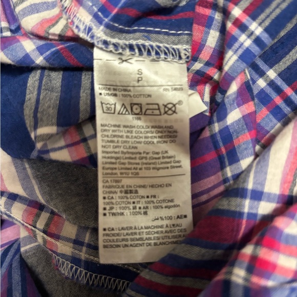❤️NWOT, GAP Plaid Lounge Pants in Pink and Blue🚚MOVING SALE - Picture 3 of 5